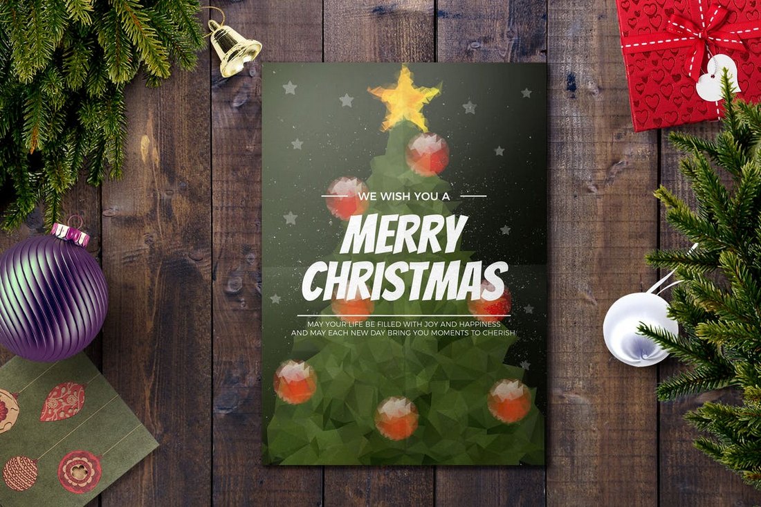 30+ best christmas card templates for photoshop | design shack